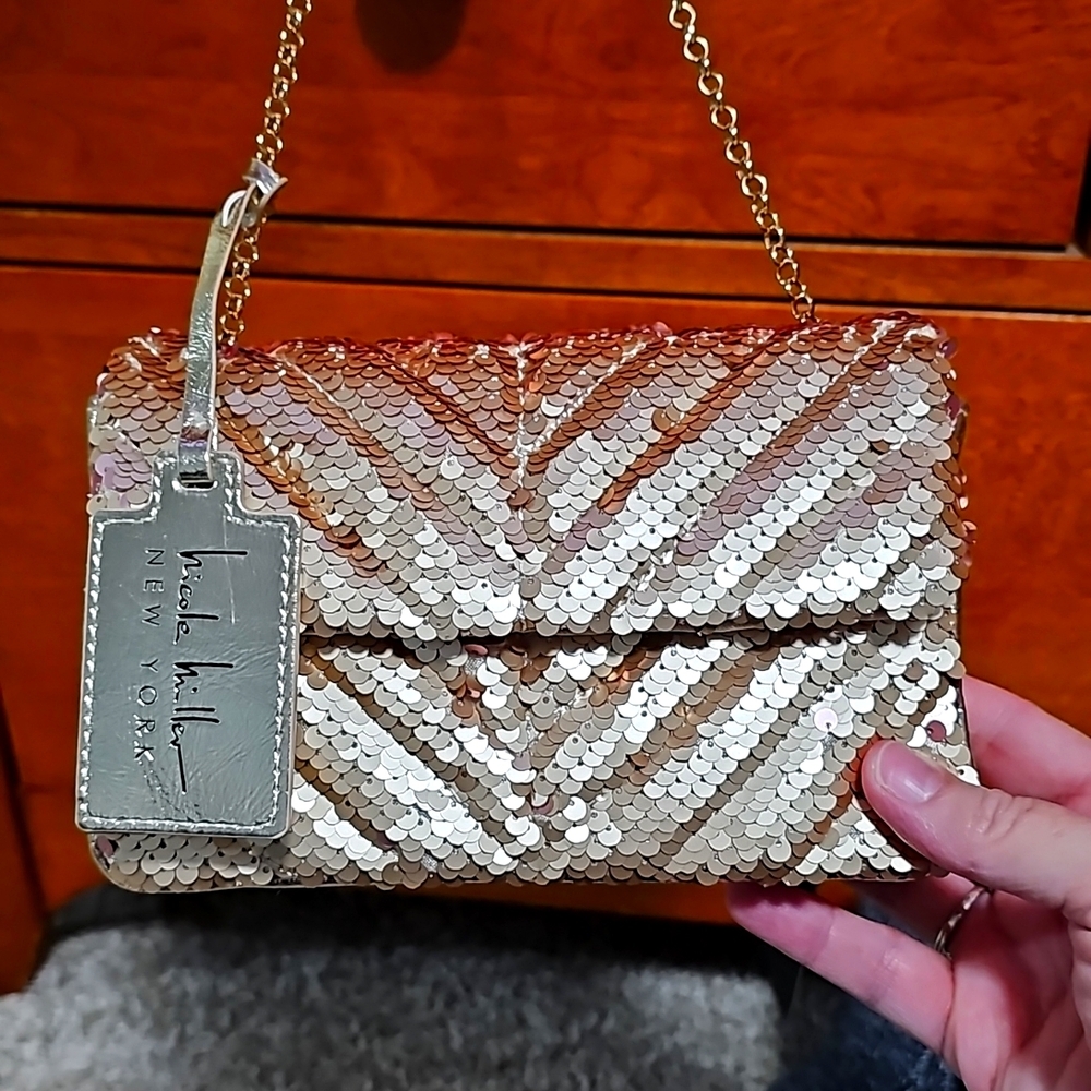 Nicole Miller Fancy Sequin Bag